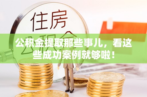 渭南公积金提取那些事儿，看这些成功案例就够啦！