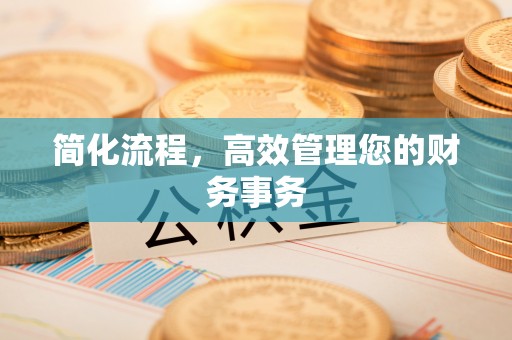 渭南简化流程，高效管理您的财务事务